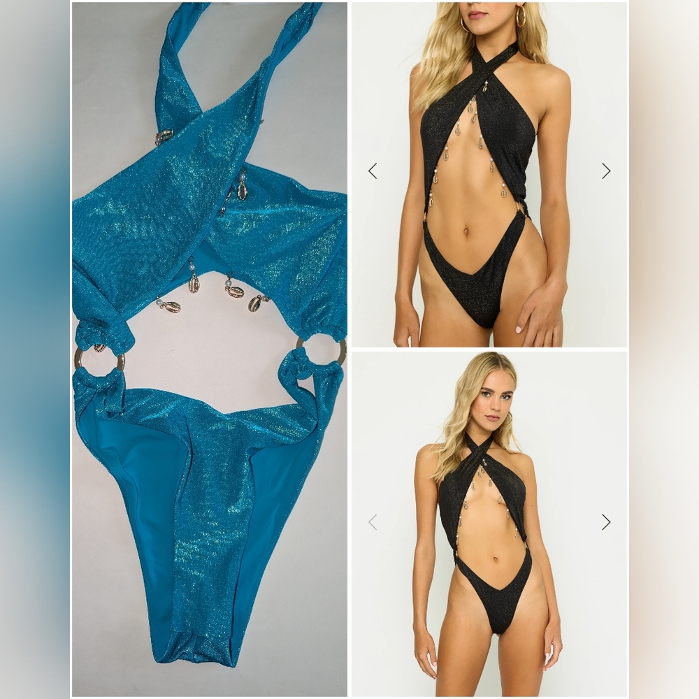 Beach Bunny - Sybil one piece (in blue)